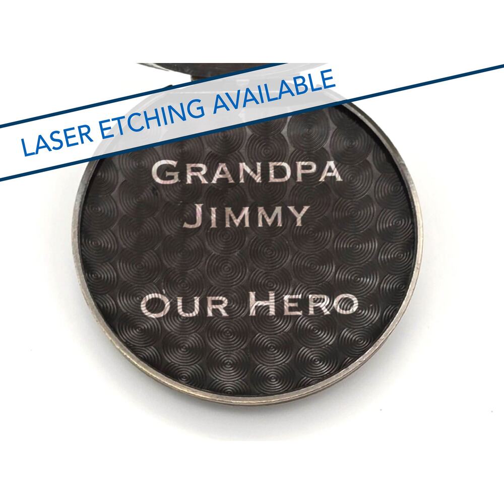 Soldier Hero Pocket Watch - WWII Veteran Army Marines Navy Gift Military Honor - Picture 8 of 10